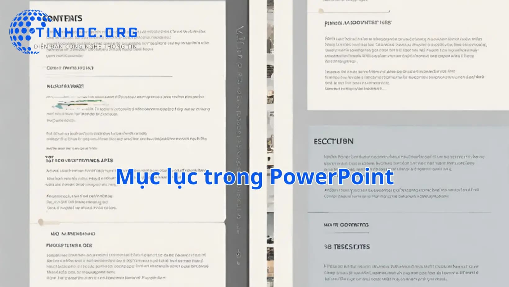 Mục lục trong PowerPoint