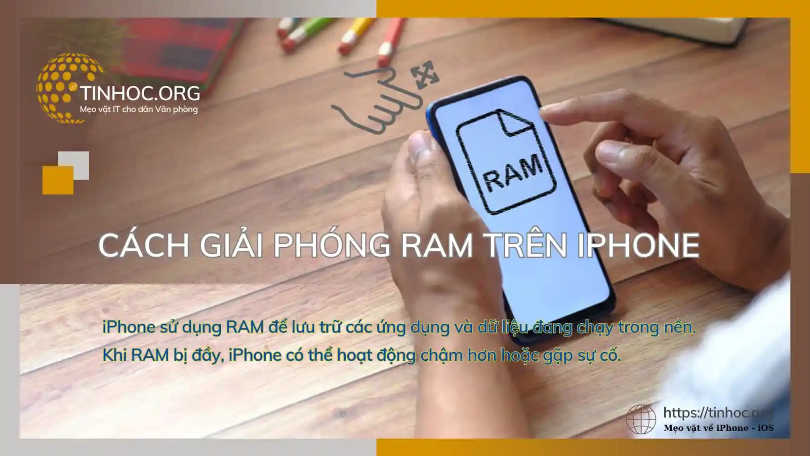 Cách giải phóng RAM trên iPhone