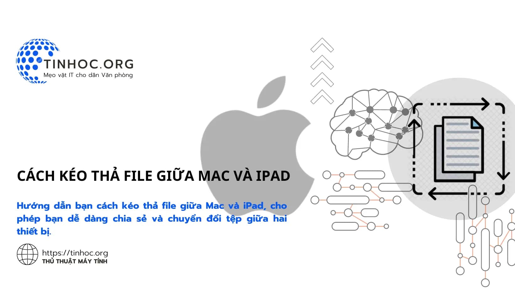 Hướng dẫn bạn cách kéo thả file giữa Mac và iPad, cho phép bạn dễ dàng chia sẻ và chuyển đổi tệp giữa hai thiết bị.