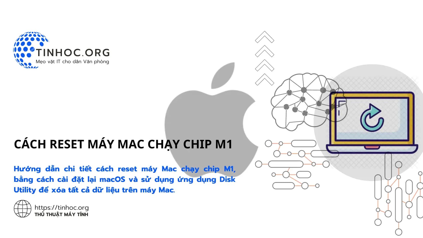 Cách reset máy Mac chạy chip M1