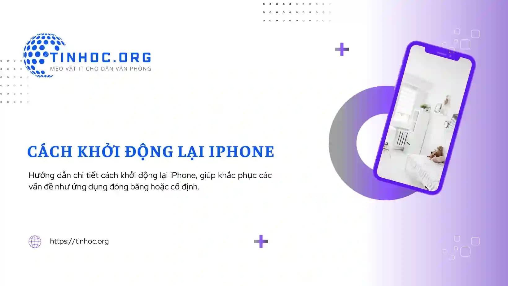 Cách khởi động lại iPhone