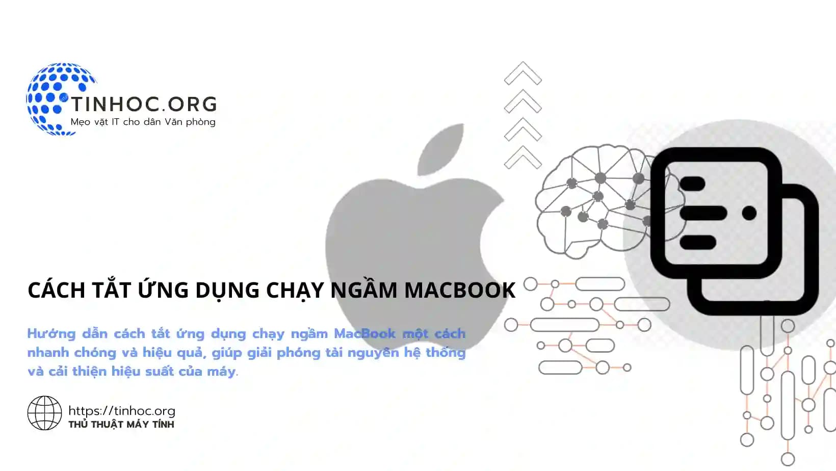 Cách tắt ứng dụng chạy ngầm MacBook