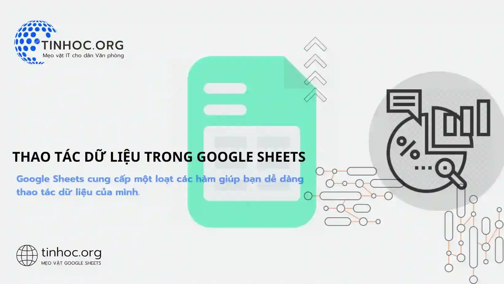 Thao tác dữ liệu trong Google Sheets