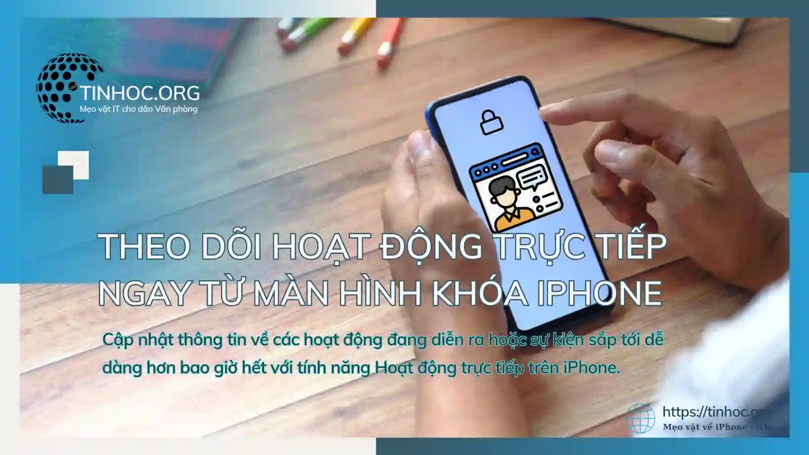 Theo dõi Hoạt động trực tiếp ngay từ màn hình khóa iPhone