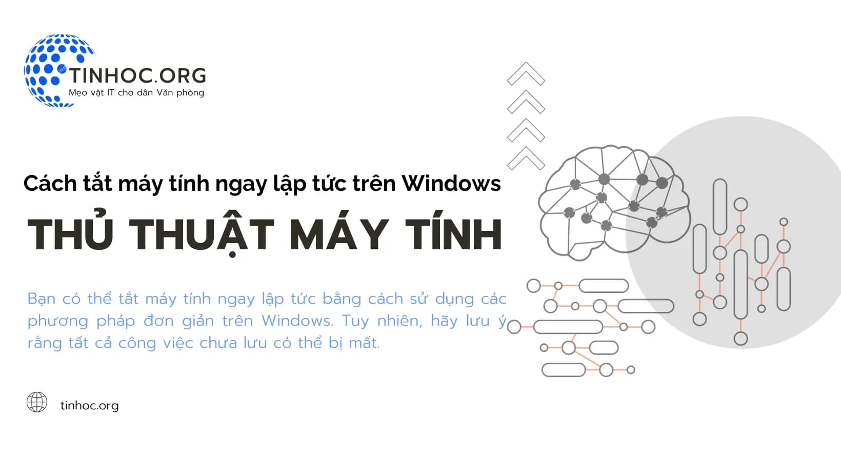 Cách tắt máy tính ngay lập tức trên Windows Cách tắt máy tính ngay lập tức trên Windows