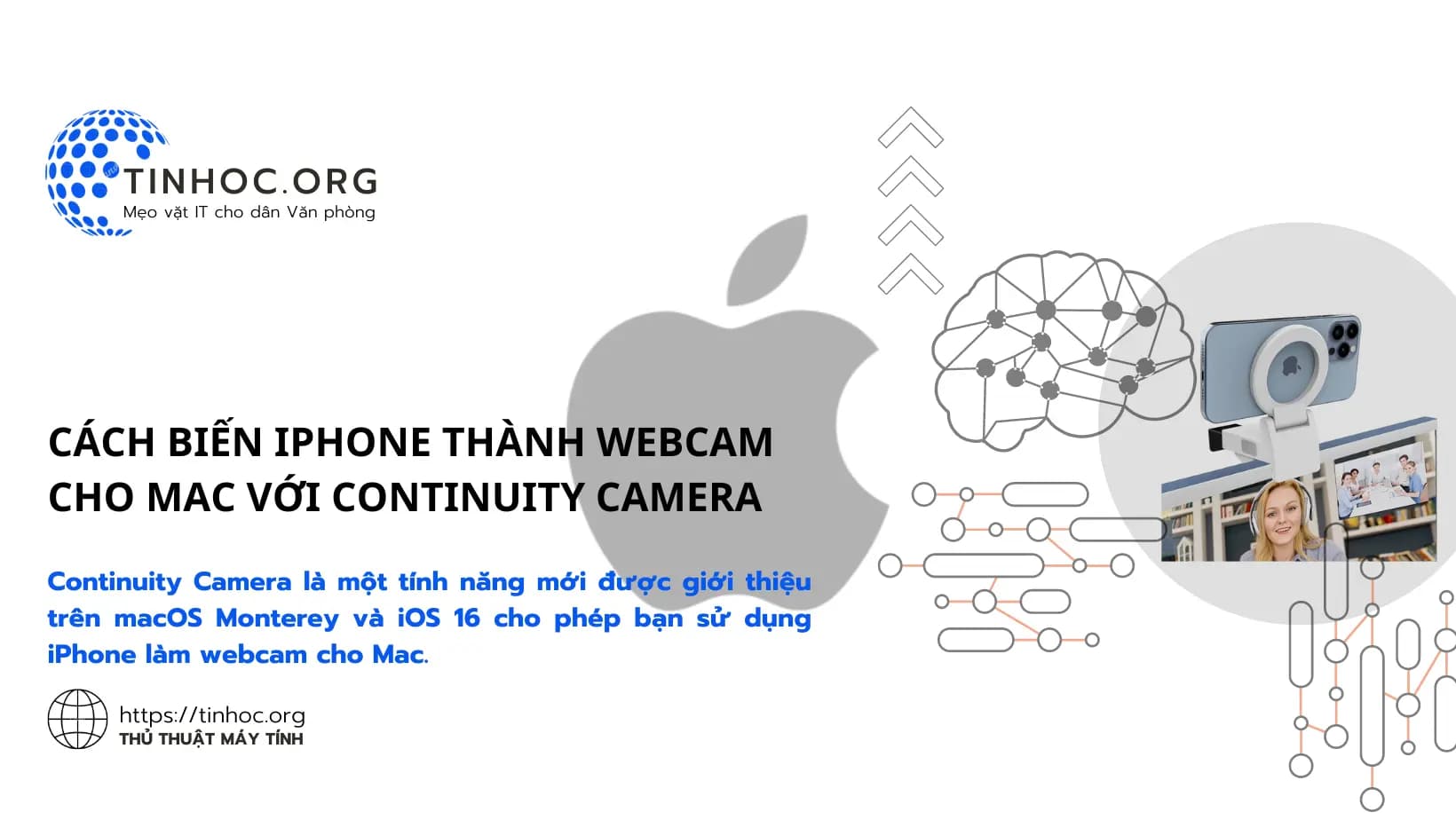 Cách biến iPhone thành webcam cho Mac với Continuity Camera Cách biến iPhone thành webcam cho Mac với Continuity Camera