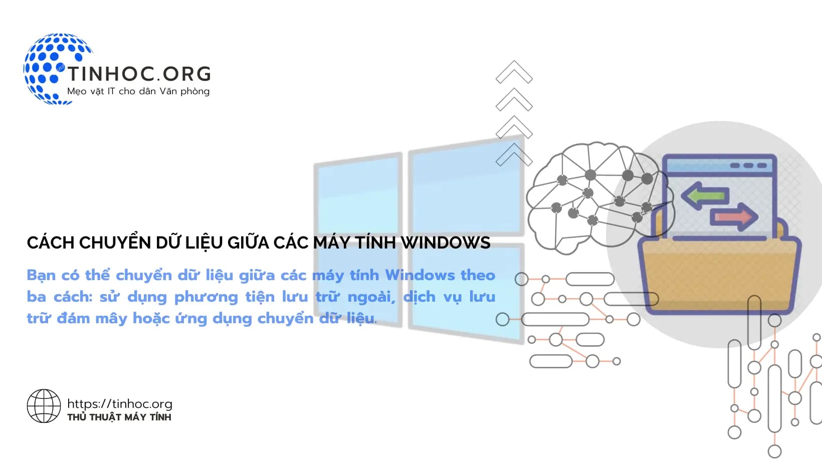 Cách chuyển dữ liệu giữa các máy tính Windows Cách chuyển dữ liệu giữa các máy tính Windows