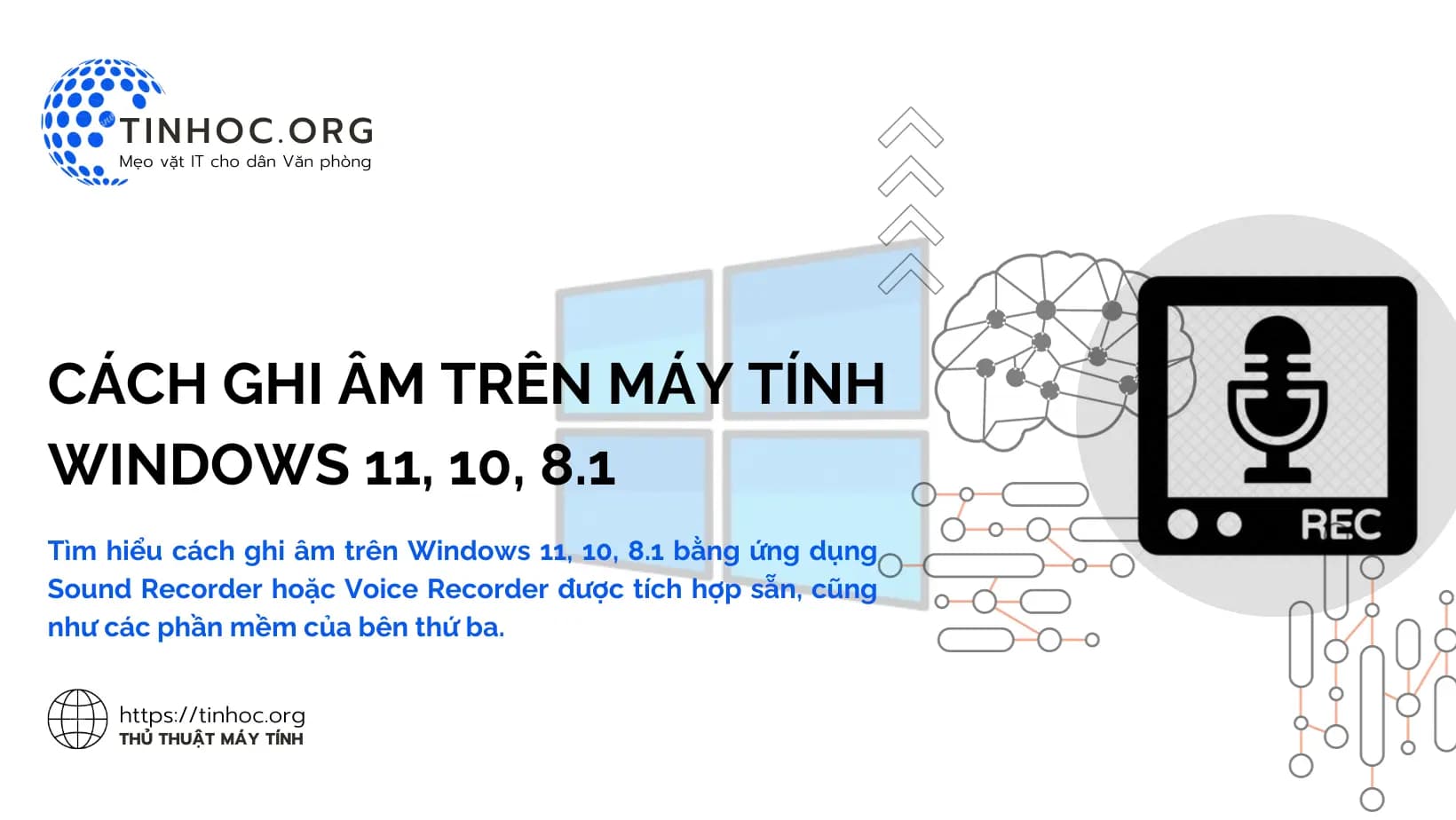 Cách ghi âm trên máy tính Windows 11, 10, 8.1 Cách ghi âm trên máy tính Windows 11, 10, 8.1