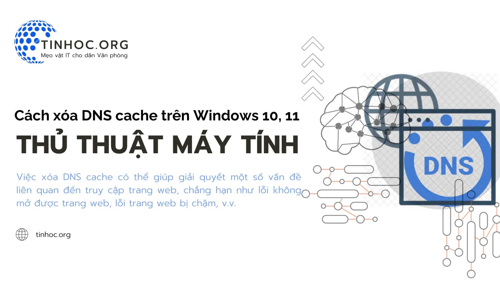 Cách xóa DNS cache trên Windows 10, 11 Cách xóa DNS cache trên Windows 10, 11
