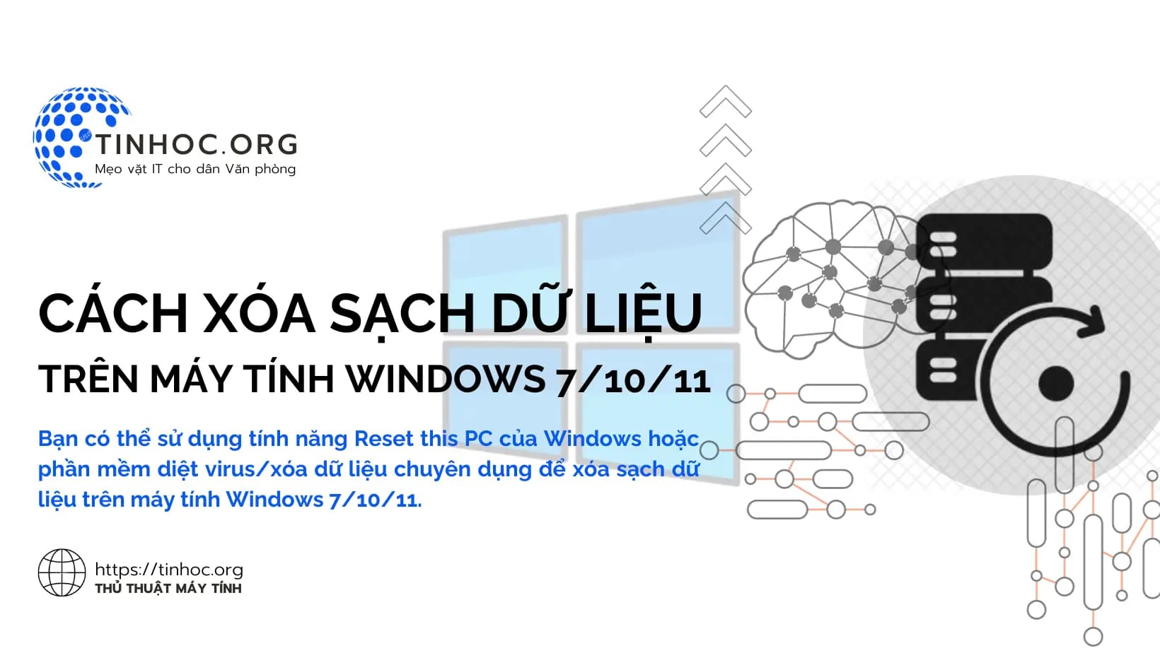 Cách xóa sạch dữ liệu trên máy tính Windows 7/10/11 Cách xóa sạch dữ liệu trên máy tính Windows 7/10/11