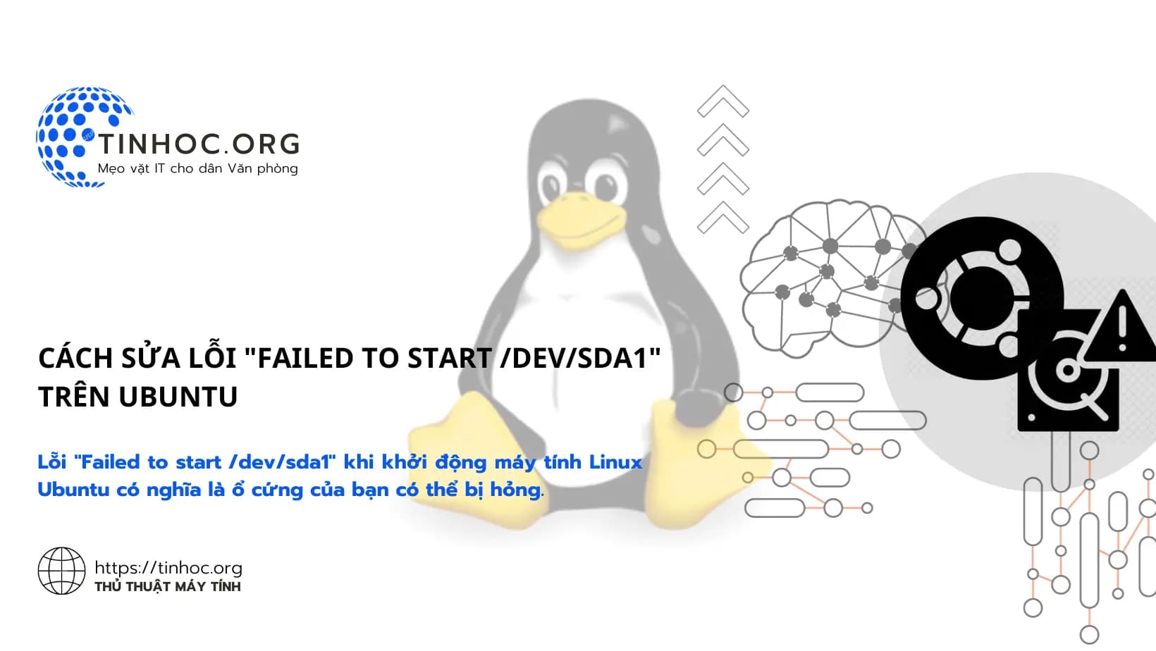 Cách sửa lỗi "Failed to start /dev/sda1" trên Ubuntu Cách sửa lỗi "Failed to start /dev/sda1" trên Ubuntu