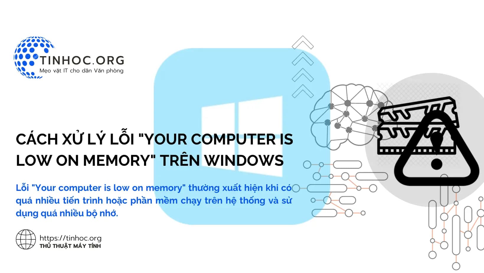 Cách xử lý lỗi "Your computer is low on memory" trên Windows Cách xử lý lỗi "Your computer is low on memory" trên Windows