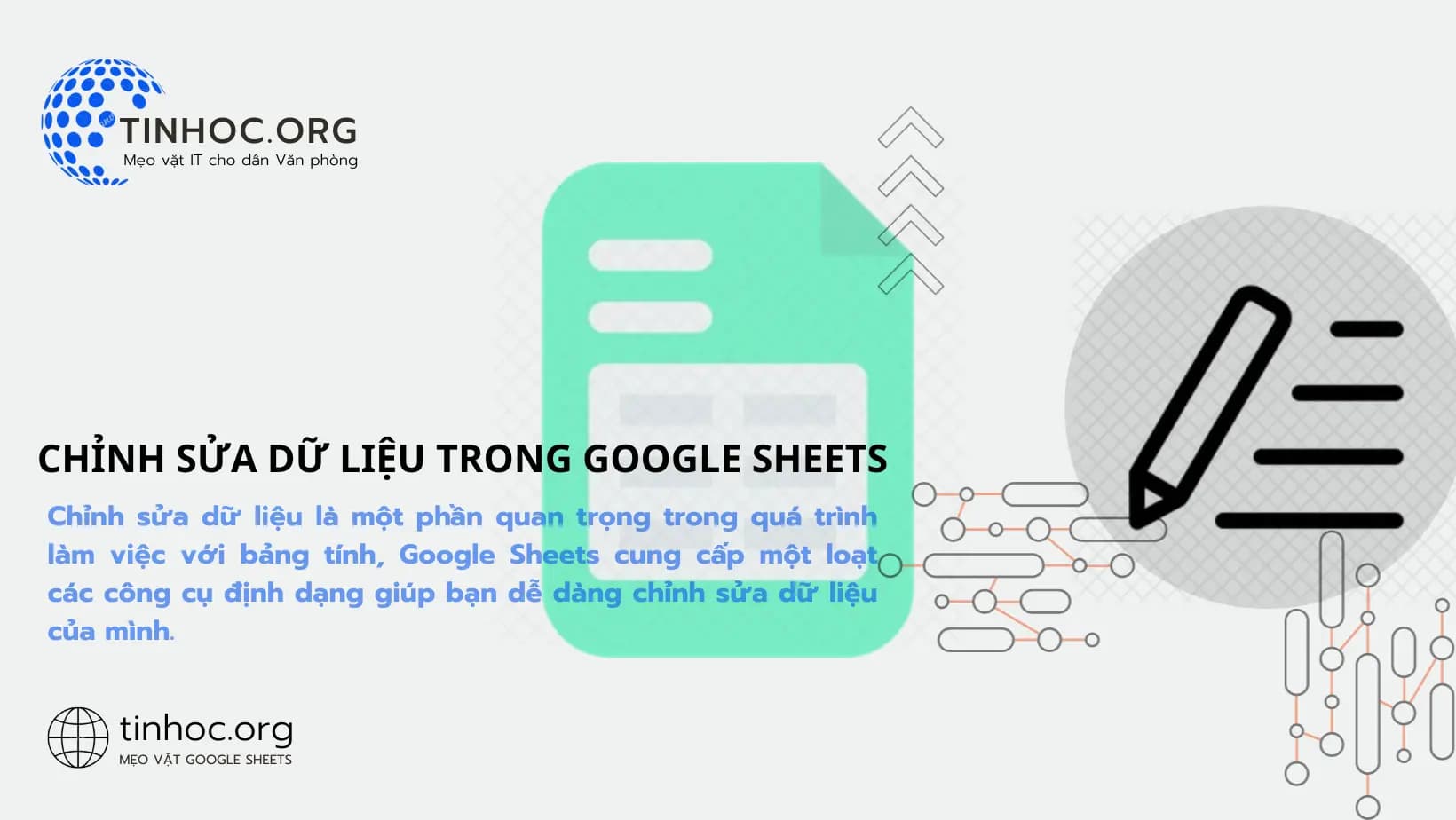 Chỉnh sửa và định dạng dữ liệu trong Google Sheets Chỉnh sửa và định dạng dữ liệu trong Google Sheets