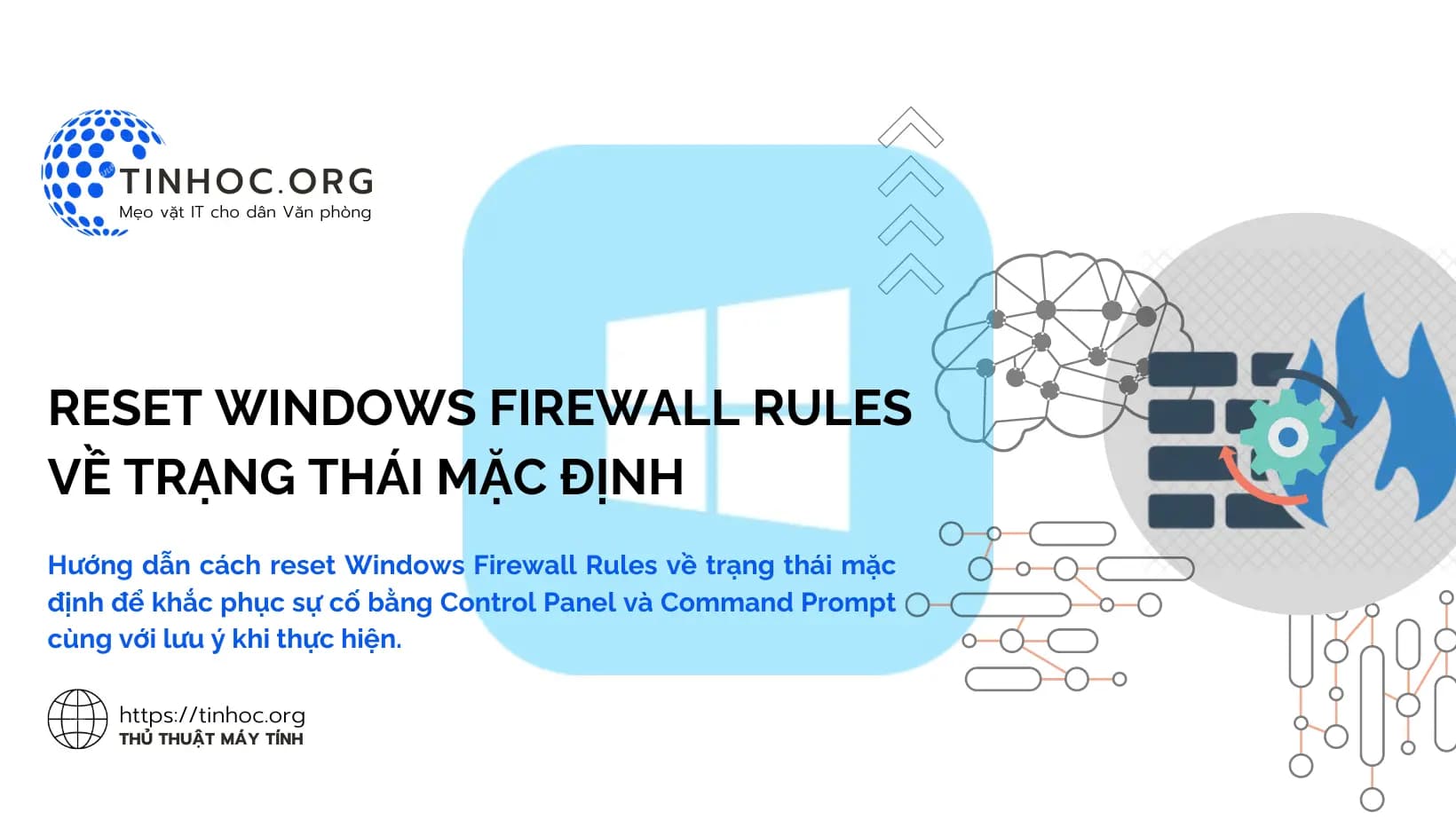 Reset Windows Firewall Rules về trạng thái mặc định Reset Windows Firewall Rules về trạng thái mặc định