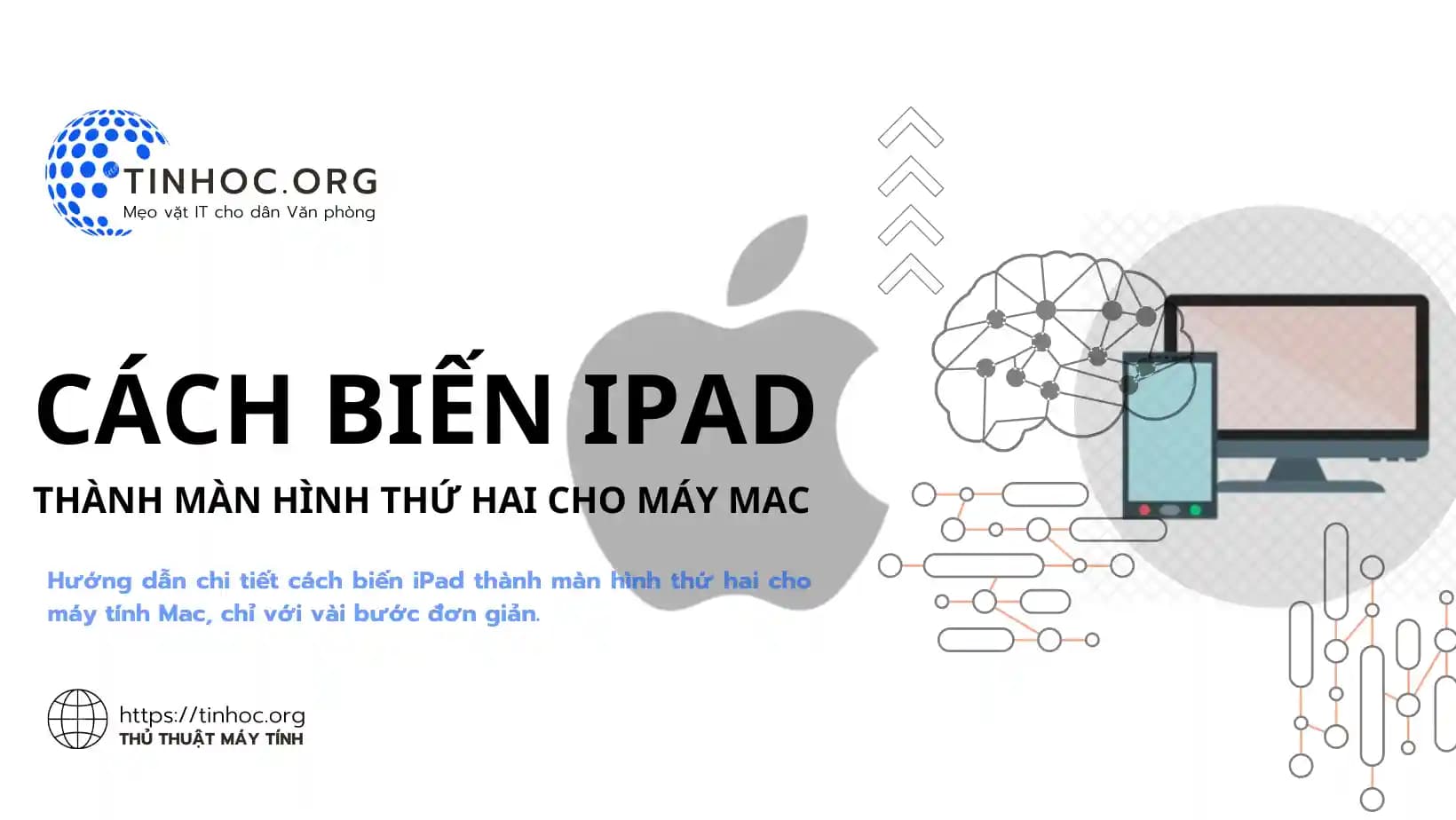 Cách biến iPad thành màn hình thứ hai cho máy Mac Cách biến iPad thành màn hình thứ hai cho máy Mac
