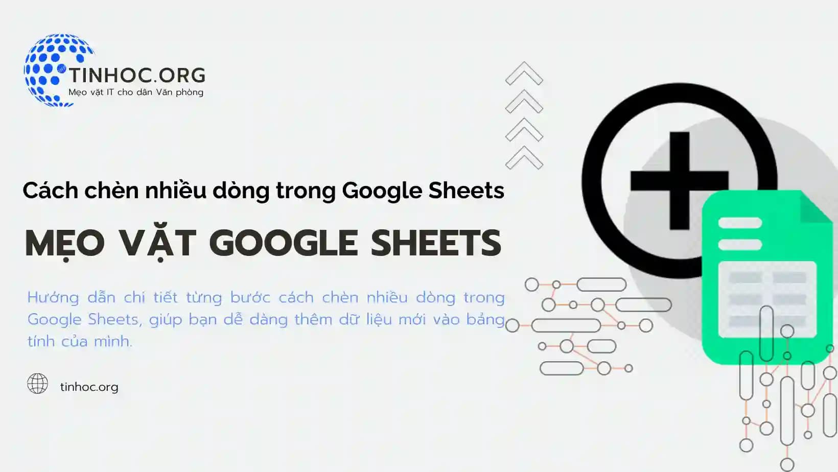Cách chèn nhiều dòng trong Google Sheets Cách chèn nhiều dòng trong Google Sheets