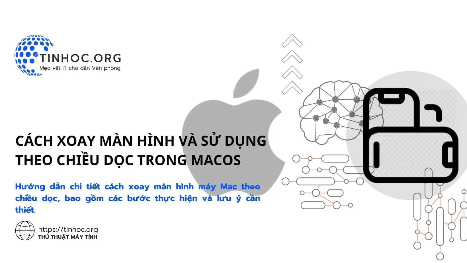 Cách xoay màn hình và sử dụng theo chiều dọc trong macOS Cách xoay màn hình và sử dụng theo chiều dọc trong macOS
