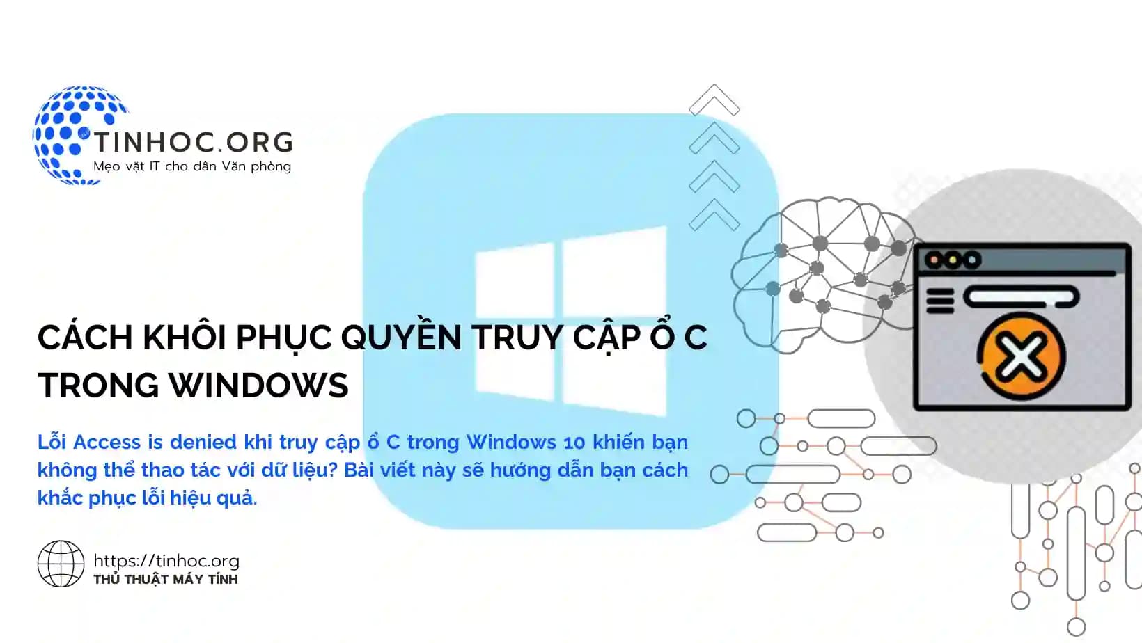 Cách Khôi Phục Quyền Truy Cập Ổ C Trong Windows Cách Khôi Phục Quyền Truy Cập Ổ C Trong Windows