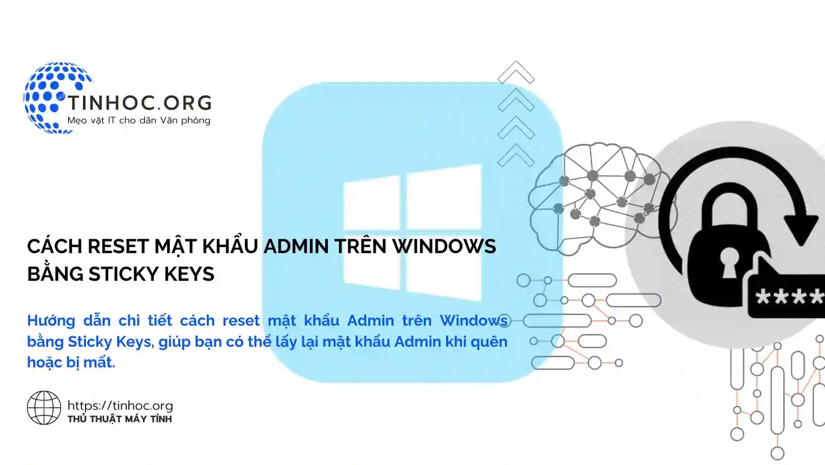 Cách reset mật khẩu Admin trên Windows bằng Sticky Keys Cách reset mật khẩu Admin trên Windows bằng Sticky Keys