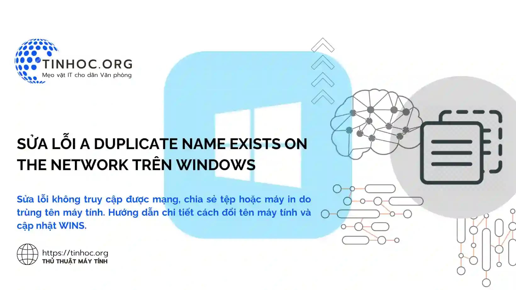 Sửa lỗi A Duplicate Name Exists On the Network trên Windows Sửa lỗi A Duplicate Name Exists On the Network trên Windows